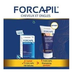 PACK FORCAPIL FORTIFIANT 180GELU+FORCAPIL SHAMP 200ML OFFER