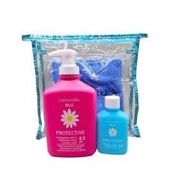 PACK CAMOMILLA PROTEC 8.5 300ML+(sac+servit+deo fresh 50ml)