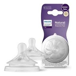 AVENT TETINE NATURAL 3M+2 PIECES