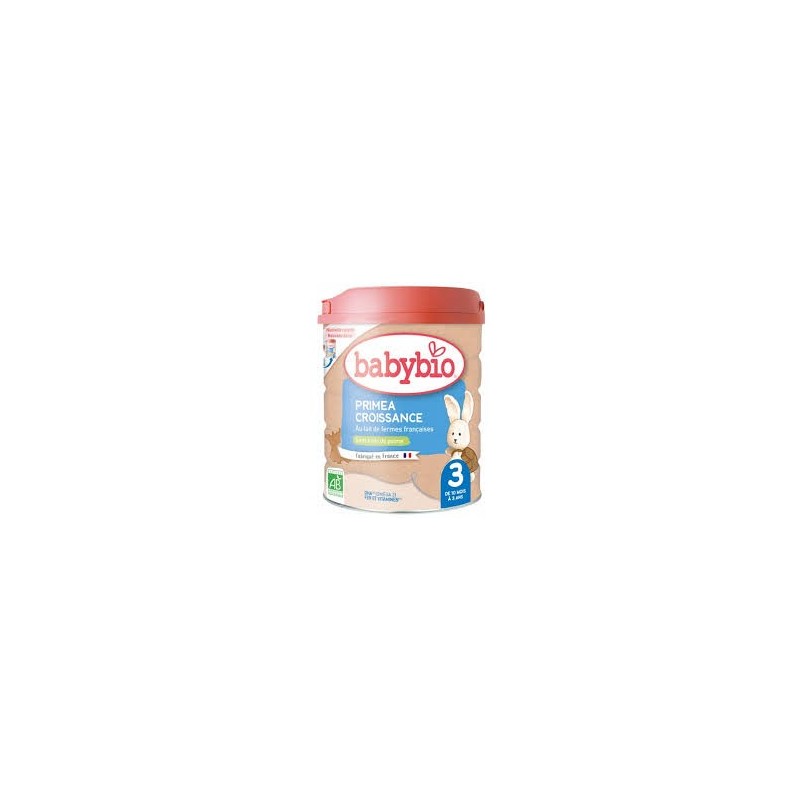 BABYBIO LAIT INFANTILE PRIMEA 3 CROISSANCE 800G