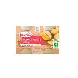 BABYBIO PETIT POT POMME COING 2*130G