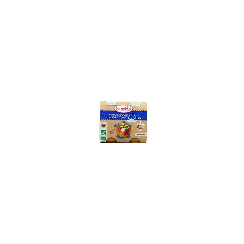 BABYBIO POT BONNE NUIT LEGUMES PATES 2*200G