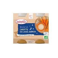 BABYBIO POT BONNE NUIT LEGUMES QUINOA 2*200G
