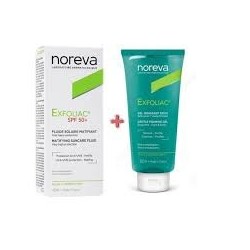 PACK EXFOLIAC FLUIDE SOL SPF50+EXFOLIAC GEL MOUSSANT OFFER