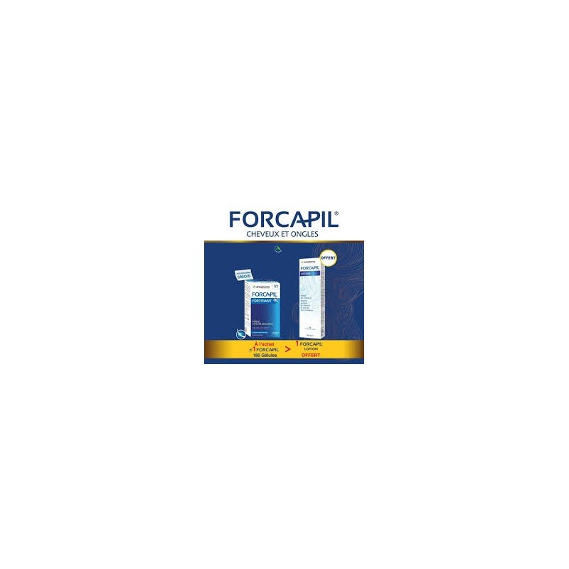 PACK FORCAPIL FORTIFIANT 180GELU+FORCAPIL LOTION 150ML OFFER