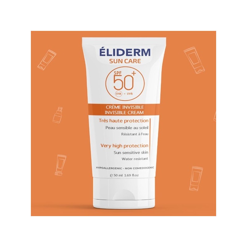 ELIDERM SUN CARE CREME INVISIBLE 50+ 50ML