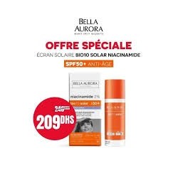 BELLA AURORA PROMO ECRAN SOLAIRE BIO 10 NIACINAMIDE SPF50+(2