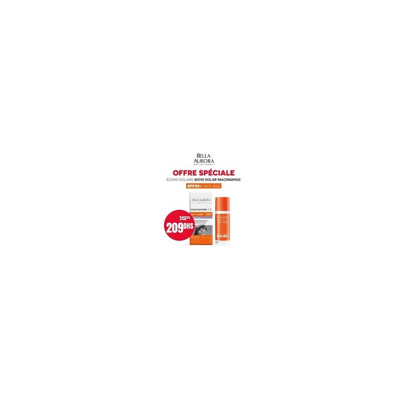 BELLA AURORA PROMO ECRAN SOLAIRE BIO 10 NIACINAMIDE SPF50+(2