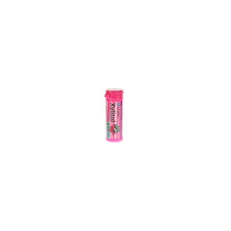 MIRADENT XYLITOL 30 CHEWING-GUM FRAISE KIDS
