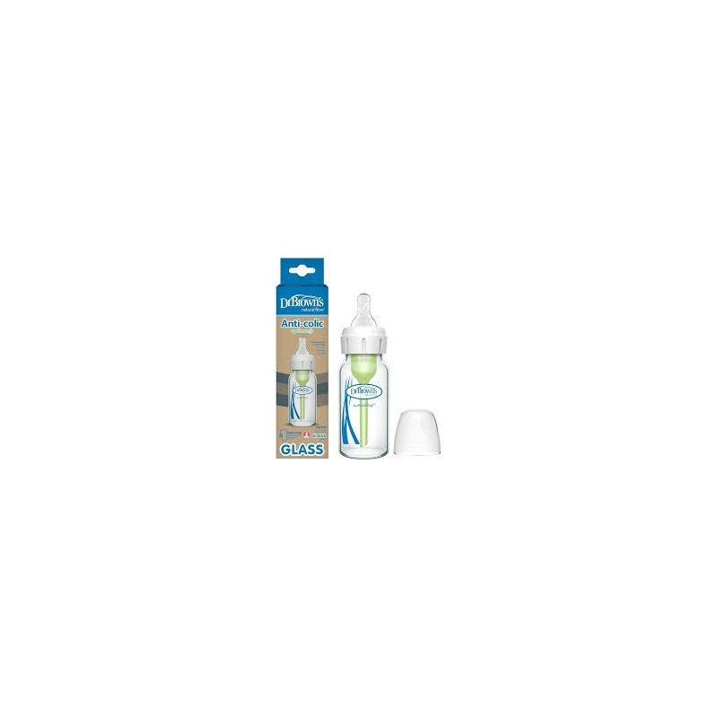 DR BROWNS Bibron en verre 250ml Cole étroit