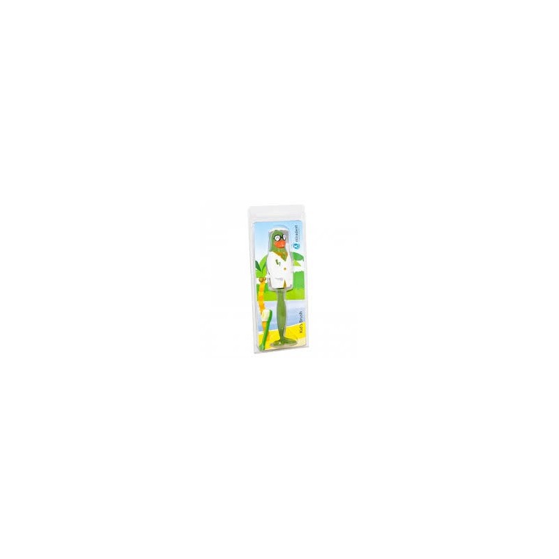 MIRADENT KID'S BRUSH PERROQUET( BAD ENFANT VERT).