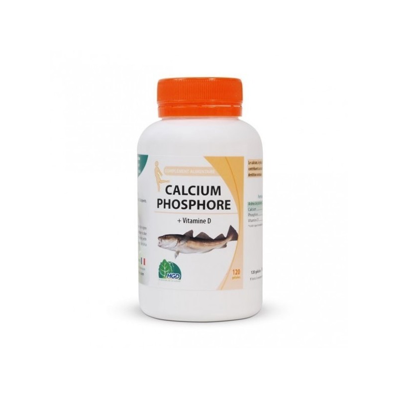 MGD CALCIUM PHOSPHORE + VIT D 120 GELULES
