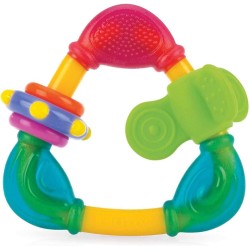 NUBY  JOUETS DE DENTION 25-ID664 EN TRIANGLE À ANNEAUX  +6 M