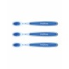 NUBY Lot de 3 cuilléres thermosensibles patentéesà bord doux