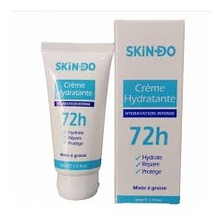 SKINDO PACK CR HYDRATANTE 72H MIXTE A GRASSE 50ML 1+1