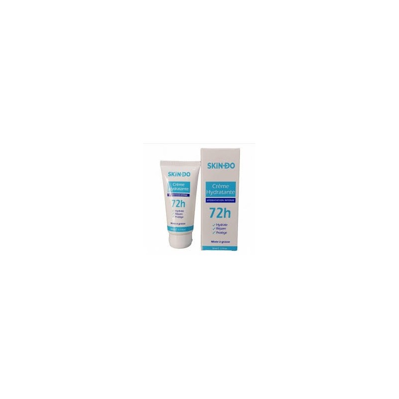 SKINDO PACK CR HYDRATANTE 72H MIXTE A GRASSE 50ML 1+1