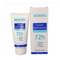 SKINDO PACK CR HYDRATANTE 72H NORMALE A SECHE 50ML 1+1