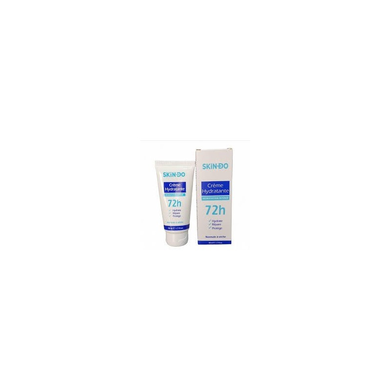SKINDO PACK CR HYDRATANTE 72H NORMALE A SECHE 50ML 1+1