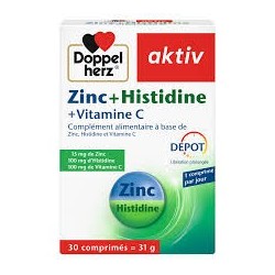 AKTIV ZINC HISTIDINE ET VITA C 30COMP