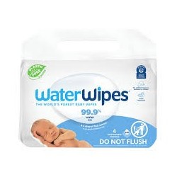 LINGETTES BEBE WATERWIPES 4*60 PK