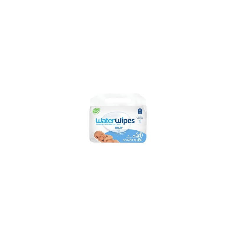 LINGETTES BEBE WATERWIPES 4*60 PK