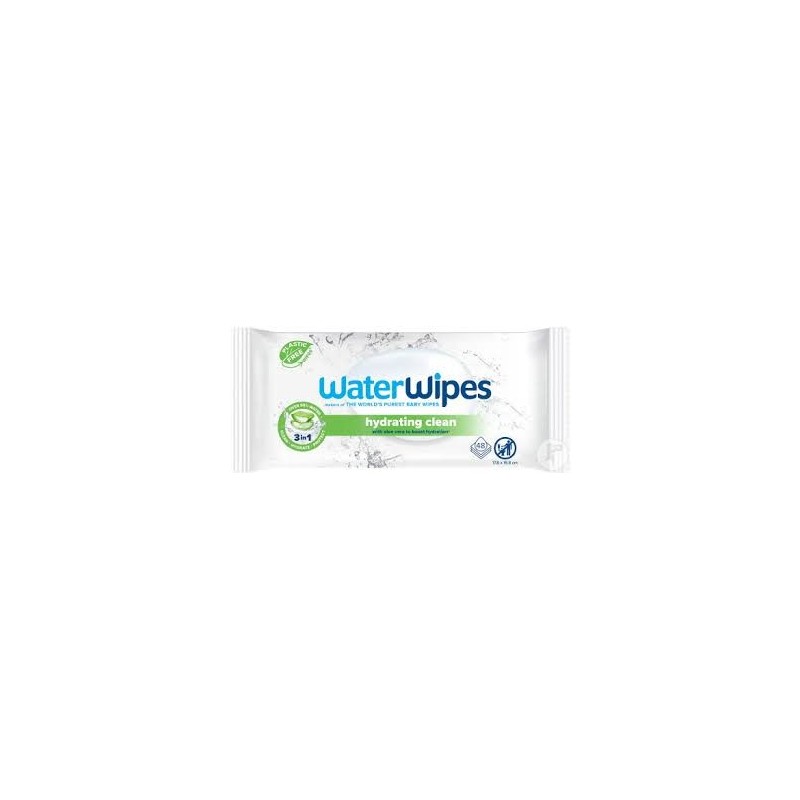 WATERWIPES APAISANTE NETTOYANTE 48 LINGETTES