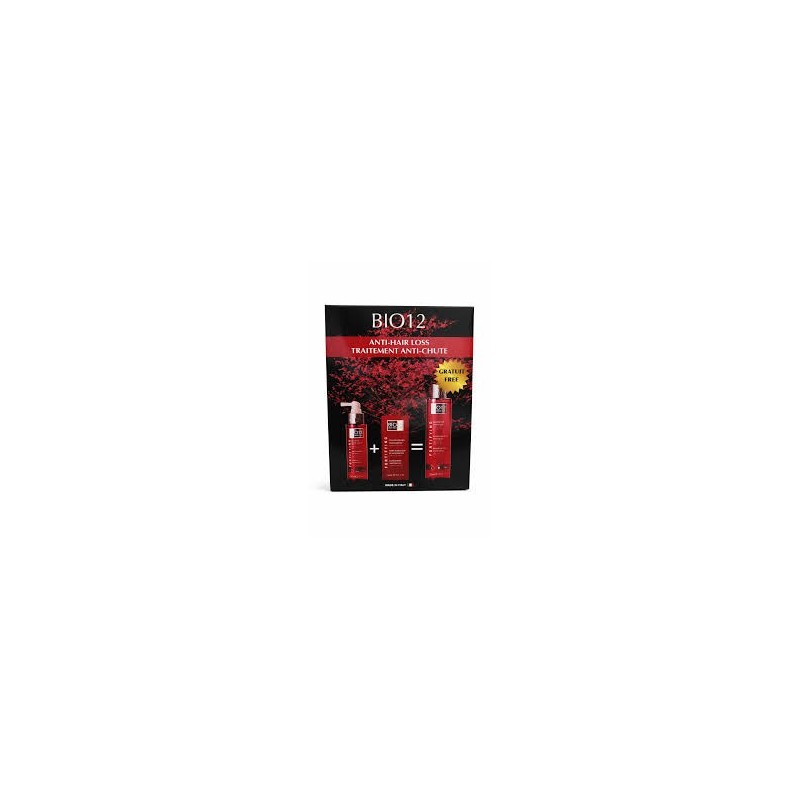 BIO12 PACK LOTION ANTI CHUTE+CONCENTRE ANTI CHUTE+SHAMPOOING