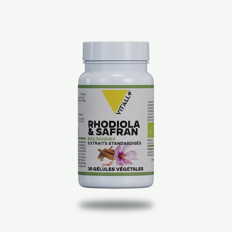 VIT'ALL+ RHODIOLA & SAFRAN 400MG 30GEL