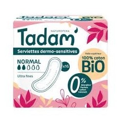TADAM SERVIETTES ULTRA NORMAL 16U