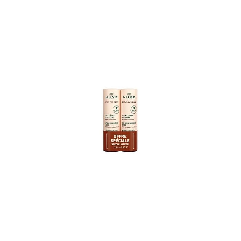NUXE RÊVE DE MIEL - STICK LÈVRES HYDRATANT X2