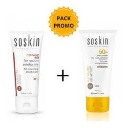 SOSKIN PACK HYDRAWEAR SOIN HYDR PROTEC LEGERE 60ml+REPARTEUR