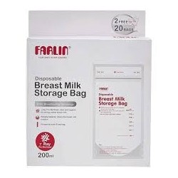 FARLIN SACHET JETABLE DE CONSERVATION DE LAIT MATERNELLE 200