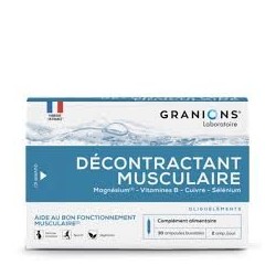 GRANIONS DECONTRACTANT MUSCLAIRE B30 AMPOULES