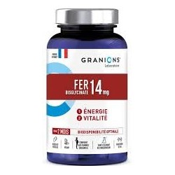 GRANIONS FER BISGLYCINATE 14MG B60 GELULES