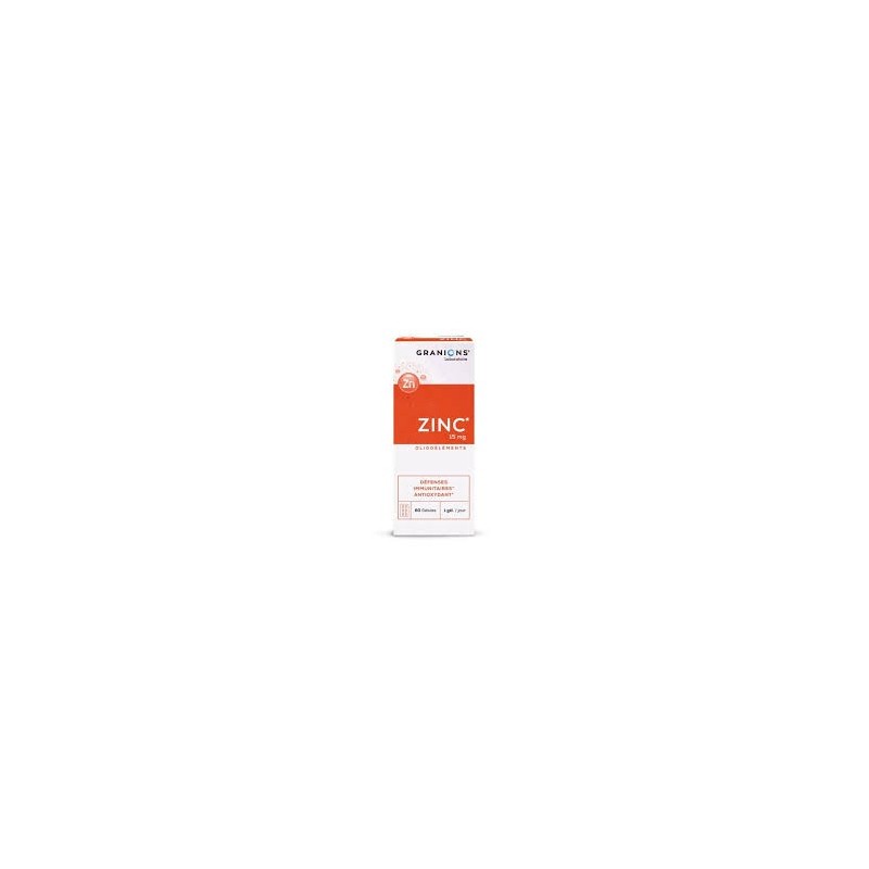 GRANIONS ZINC 15MG B60 GELULES