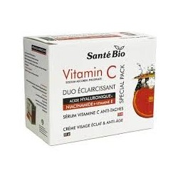 SANTE BIO PACK VITAMINE C ( SERUM + CREME ).