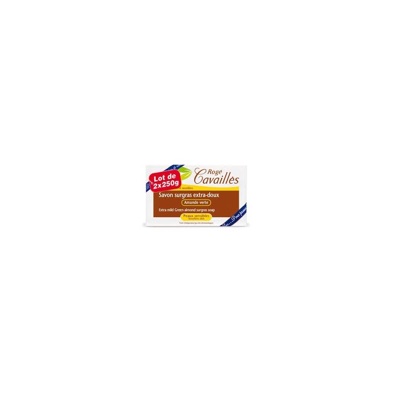 RC SAVON PARFUME AMANDE VERTE 250G X2 +BOITE OFFERTE