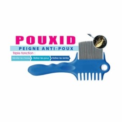 POUXID Peigne Anti-Poux triple Action.