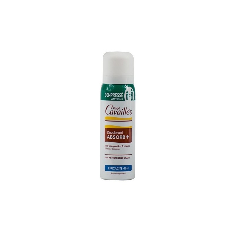 ROGE CAVAILLES DEO SPRAY COMPRESSE ABSORB+ EFFICACITE 48H 75ML