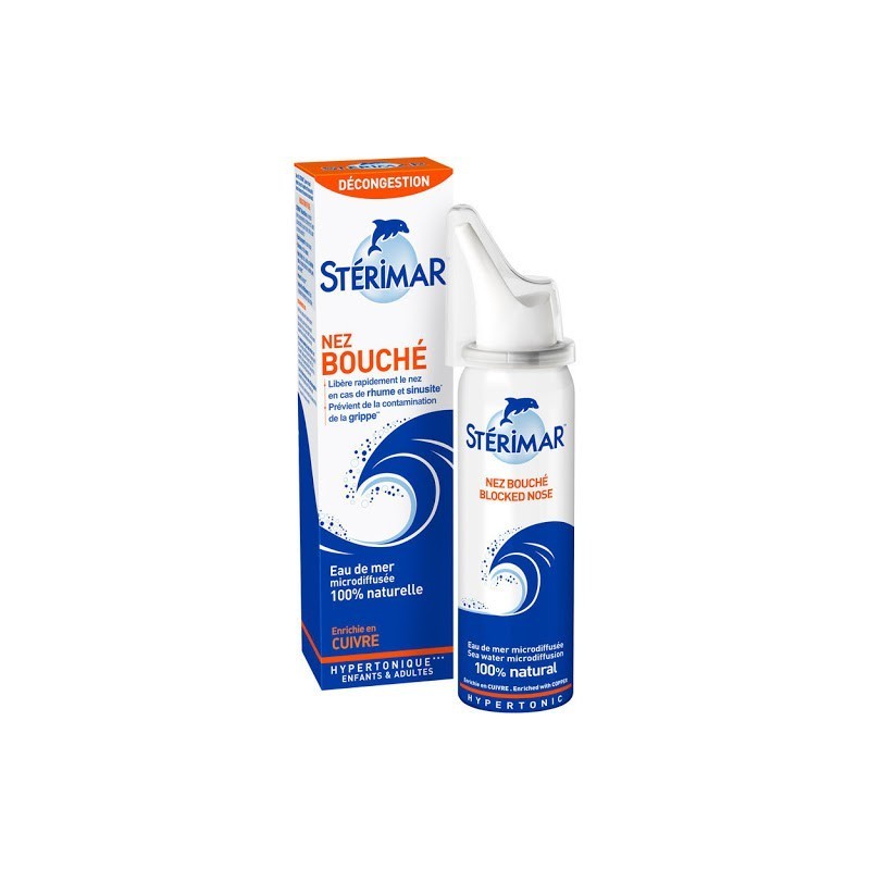 STERIMAR NEZ BOUCHE AD-ANFANT HYPERTONIQUE 50ML
