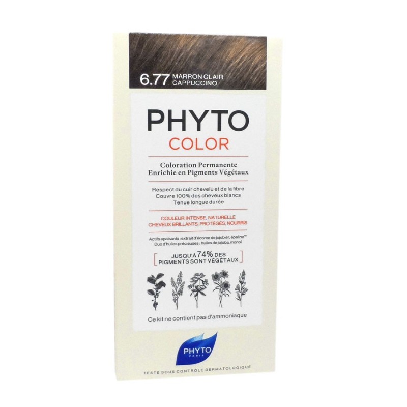 PHYTOCOLOR 6.77 MARRON CLAIR CAPPUCCINO
