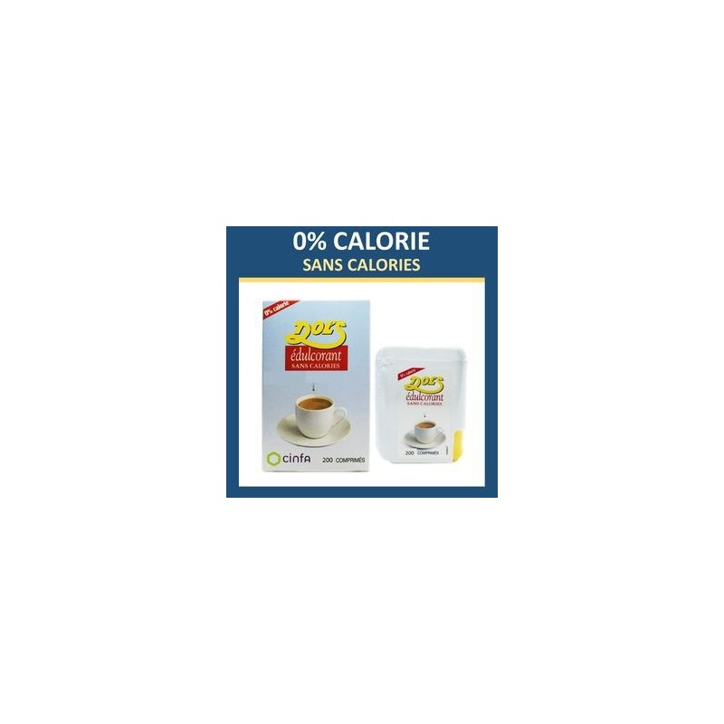 DOL'S EDULCORANT SANS CALORIES 200 COMPRIMES