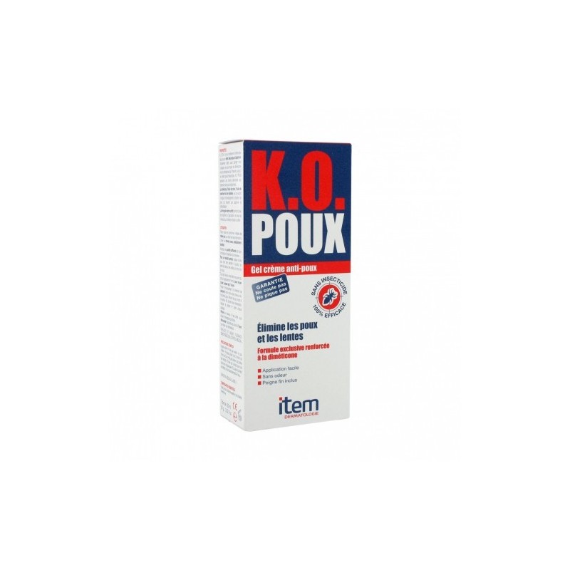 ITEM K.O POUX GEL CREME ANTI POUX 100ML