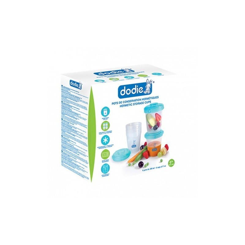 DODIE POTS DE CONSERVATION REPAS *6