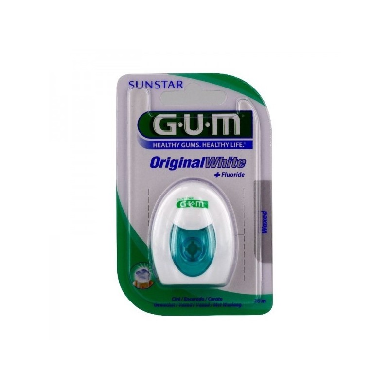 GUM Fil Dentaire Original White-30m   (2040)
