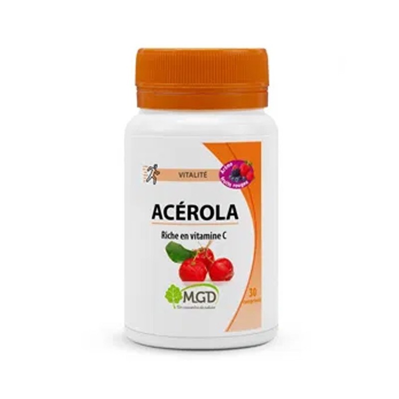 MGD ACEROLA FRUITS ROUGE 30 COMPRIMES