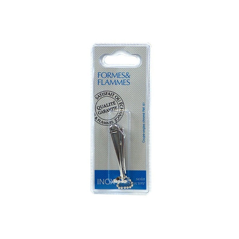 FORMES&FLAMMES COUPE ONGLES CHROMÉ REF 61