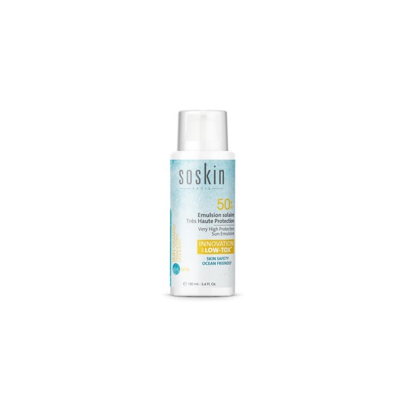 SOSKIN EMULSION SOLAIRE  LOW TOX SPF 50+ 100ML