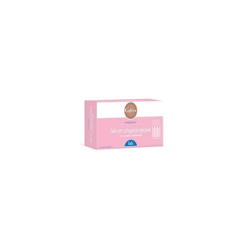 GIFRER SERUM PHYSIOLOGICA BTE X 40 UNIDOSES 5ML