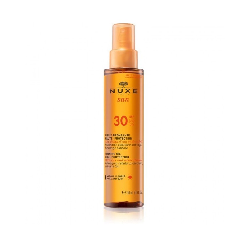 NUXE SUN HUILE BRONZANTE HAUTE PROTECTION SPF 30 150ML